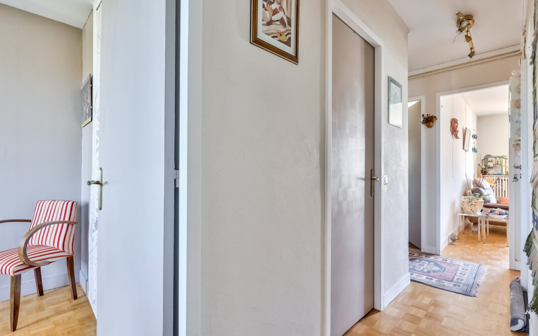 APPARTEMENT TRAVERSANT CLAMART SOLEIL LEVANT – 3 PIECES – 53 m2