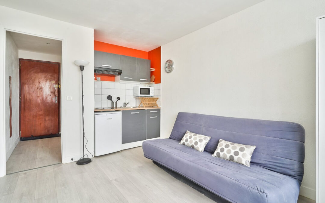 STUDIO VENDU LOUÉ – 18,12 m²