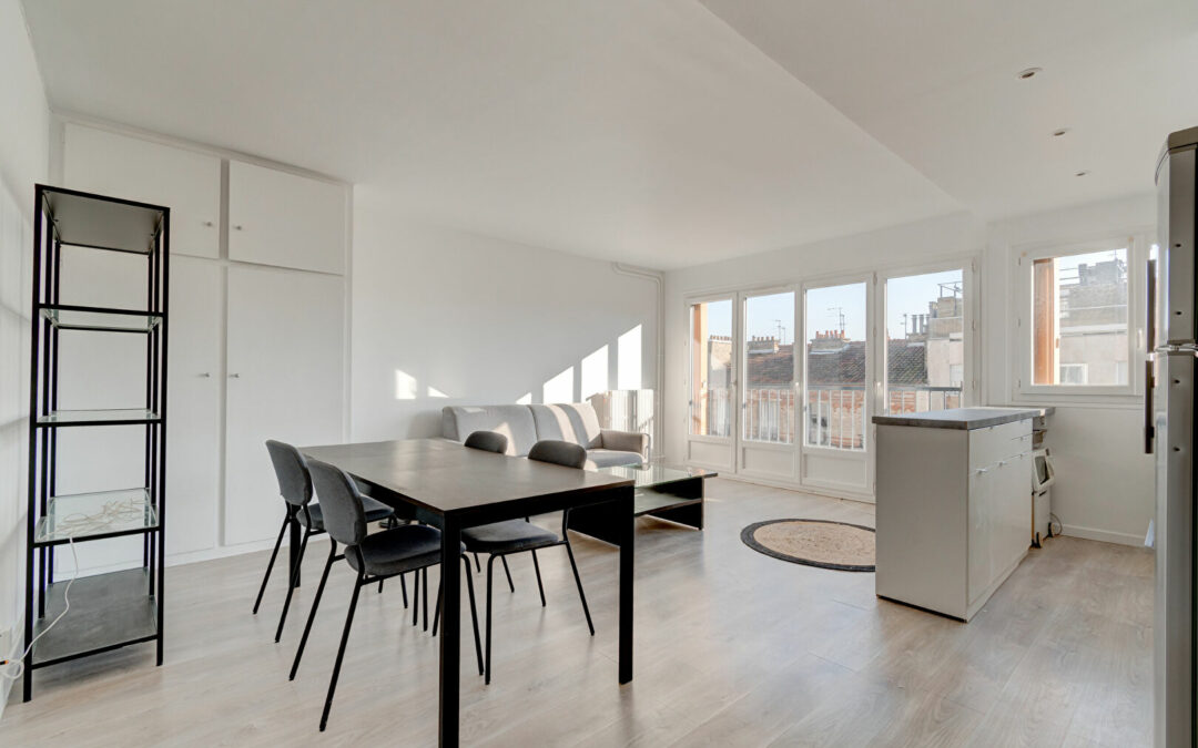 APPARTEMENT LUMINEUX – 2 PIECES –  45,39 m2