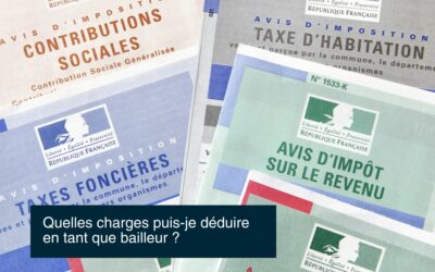 Quelles charges puis-je déduire en tant que bailleur ?