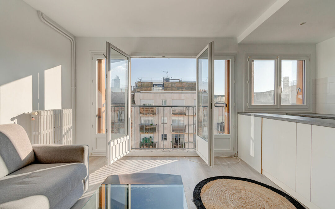 APPARTEMENT LUMINEUX – 2 PIECES –  45,39 M²