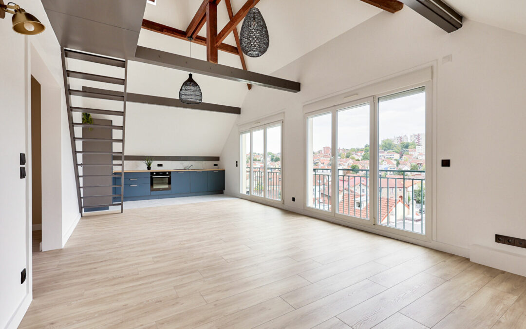 APPARTEMENT AVEC JARDIN- 4 PIECES – 114m²  (71m² carrez)