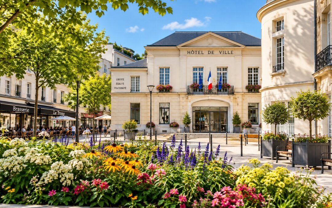 Clamart Centre autour de la mairie et des commerces de proximité
